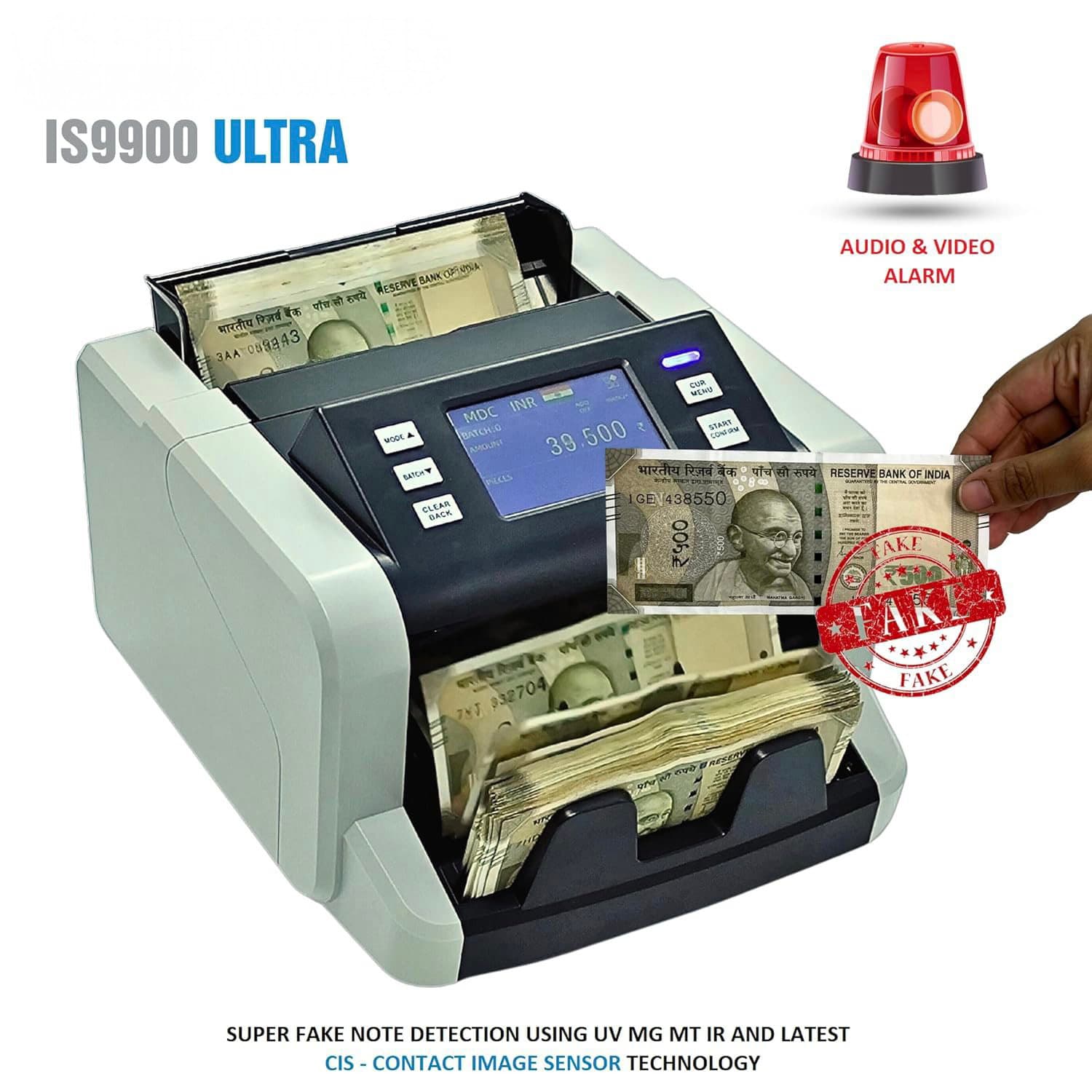 Bankos 9900 Ultra CIS Mix Value Note Counting Machine – Advanced Currency Counter for Modern Businesses