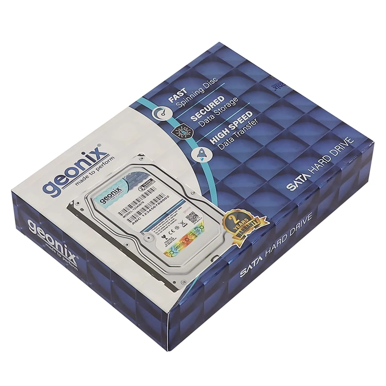 GEONIX 500GB SATA Hard Drive for Desktop I DVR I NVR — CCTV Camera, view 2