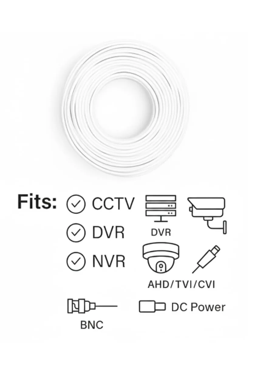 CP Plus 3+1 CCTV Cable | 90 Meter — CCTV Camera, view 5